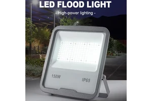 Highlight 150W 200W Solar LED Floodlight Photocell Outdoor Floodlights Basketball Stadium Project Waterproof LED Floodlight