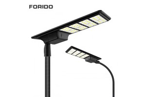 FORIDO Solar Street Lights Outdoor Waterproof Integrated All in One Solar LED Street Light Lampadaire Solaire Extérieur