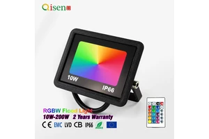 EU CE EMC LVD CB RoHS Standards Certified IP66, 50W 100W 150W 200W Compliant 2 Years Warranty Modern RGBW LED Flood Light