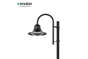 Modern Decorative LED AC IP65 Dali Control Dimmable Street Garden Lights 5-Year Warranty Outdoor Aluminum Alloy Post Lights CE