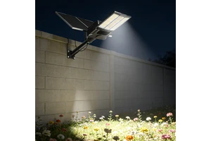 Solar LED Street Light 150LM/W Aluminum IP65 Outdoor Solar Road Lamp With Motion Sensor Remote Control for Wholesale Projects