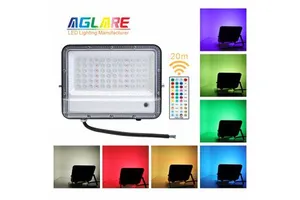 Factory Price High Quality Floodlight Ip66 50W 100W Adjustable Rgb Floodlight Wireless Connection Led Flood Light