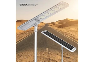 SRESKY LED Street Light IP65 Lamparas Solares Luces Solares Exteriores Solar Powered Lamp Solar Outdoor Lights Waterproof
