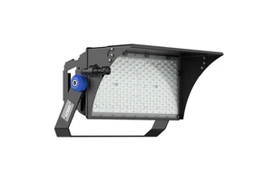 IP66 IK08 500W Bracket Mount LED Flood Light High-Power Aluminum Soccer Field Stadium Lighting Fixture Waterproof Energy Saving