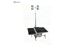 Mobile Solar LED Light Towers IP65 Waterproof Solar Light Tower For Event