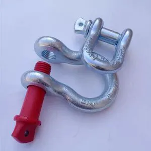 Heavy-Duty D Shackle High-Strength Bow Shape Galvanized Alloy Steel Heavy Industry Lifting 1000kg Load Capacity National