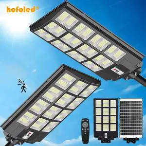 Solar Integrated Street Light Outdoor Waterproof Motion Sensor Commercial Parking Lot Lamp Dusk To Dawn Solar Street Light 5000w