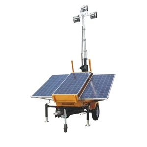 High Quality Construction and Mining Site LED Solar Light Tower