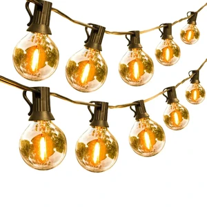 Party Garland Warm White Clear Vintage Bulbs Decorative Outdoor 50FT Fairy String Light G40 Globe Lights in Manufacturer Vietnam