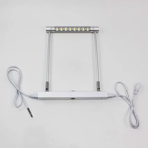 Professional 24W High Power Linkable LED Exhibition Light,120° Beam Angle, Aluminum Display Light for Trade Show Booth & Museum