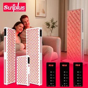 Custom Logo Sauna Indoor 2 Person Infrared With Red Light Therapy Horizontal Adjustable Stand 650Nm Red Light Therapy Panel