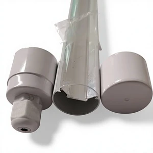 T8 Plastic Coated Waterproof Fluorescent Lamp Solar Energy Saving Indoor/outdoor Fill Light Shell Beads Plant Growth Lamp Tube