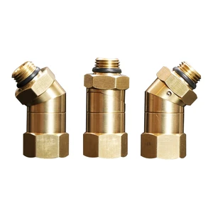 360 Degree Nozzle Head Rotating Pressure Washer Quick Connect Pivot Coupler