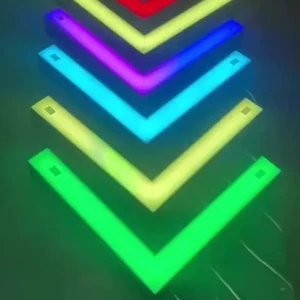 Various Linear Shape 60cm 120cm Customized LED Linear Pendant Light for Gym