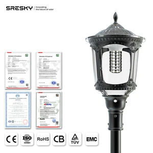SRESKY New Arrival Solar Panel Light Outdoor 3000lm Lamp Jalan Pju Tenaga Surya Solar Street Lights Commercial
