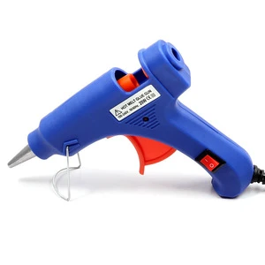 Factory-direct Modern 20W/7mm Plastic Glue Stick-specific Hot Glue Gun; Multi-purpose Professional Hot Melt Gun for Crafts
