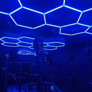 Contation High Quality DC12V Led Hexagons Rgb Light Honeycomb Shed Lighting Lights