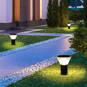 High Quality Lamparas Solares Outdoor Solar Lighting OEM Factory IP65 Garden Lamp Villa Landscape Led Solar Lawn Light
