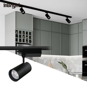 Commercial Dali Dimmable Track Spot Light 14W 18W 26W 30W 35W 40W Adjustable COB Rotate CCT LED Track Lighting