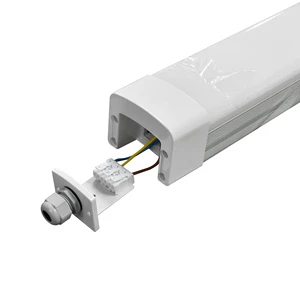 Multiple Link With Double Wiring Aluminum Tri-proof Light Led Tri-proof Light 40w Waterproof Linear Light