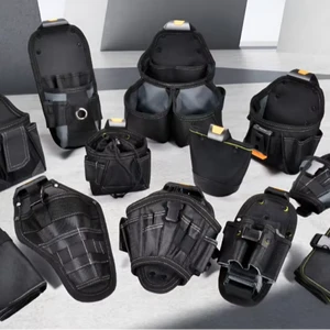 Best-selling Multiple Functions Durable Tool Backpack Set Heavy-duty Expanding Use Electrician's Large Capacity Tool Bag.Set