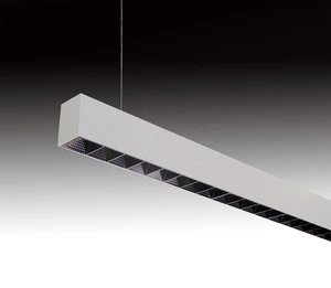 New Design OEM Low UGR with Louver and Acrylic Lens Custom Design Direct LED Pendant Lights Linear Light