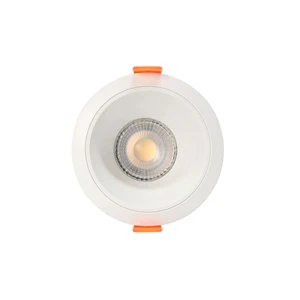New Recessed LED Downlight White Black Round Anti-glare Multi-color Spot Light with MR16 GU10 Cut Hole 75mm Frame Fitting