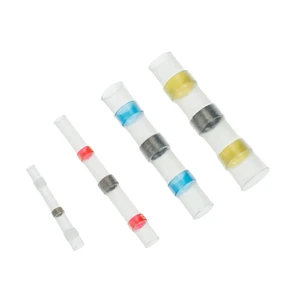 Shrink Tube Kit SST-120 Transparent Heat Shrink Sleeve Terminals and Fluxed Solder Terminal Set