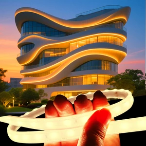 Custom High-Brightness Ip66 Waterproof Flexible Neon Light Led Strip Light for Curve Building Architectural Facade Contour