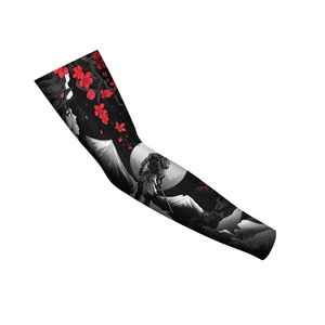 Unisex Digital Custom Logo Sport Arm Sleeves Sets Breathable Quick Dry Compression Wear for Unisex OEM Outdoor Use