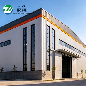 China Shed Designs Smart Carport Self Storage Steel Building Hangar Workshop Prefabricated Warehouse