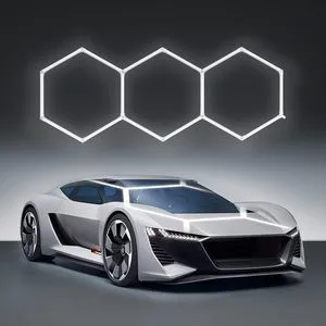 Led Work Light, Exhibition LED Hexagon Light with Long Lifespan - Perfect for Trade Show & Display Illumination