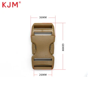 Tactical Gear Heavy Duty Outdoor Pom Recycled Belt Clip Plastic Adjustable Side Release Buckle for Tactical Bags Belt Backpack