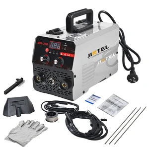 OEM ODM MIG-250 Gasless Mig Welding Machine Multifunction Two Knob Control Gasless 3 in 1 Small Size Mig TIG Mma Arc Welders