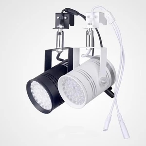 60W Hook Type 6000K Industrial Aluminum Commercial LED COB Track Lights for Myanmar Market Exhibition & Jewelry Lighting