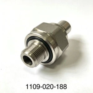 Dublinn 1109-020-188 Quick Coupler High Sealing 316L Stainless Steel Rotary Joint Wear Resistant for Industrial Fluid Pipeline 1