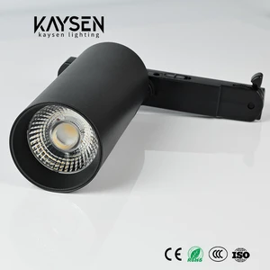 Modern 34W Aluminum COB LED Track Light with Integrated Driver 220V SAA Certificated for Office Living Room & Mall Spot Lighting