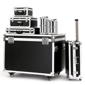 Custom Large Aluminum Flight Case Trunk Tool Box for Equipment Carrying