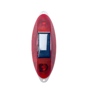 Solar ABS Material IP68 Waterproof Warning Lights Red Contour Marker Reflective Sign Traffic Cone Flashing LED Warning Light