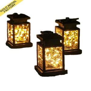 Solar Light Lantern Outdoor Waterproof Jardin Linterna Luces LED Luz Lampara Solar Atmosphere Lamp for Garden Yard Home Decor