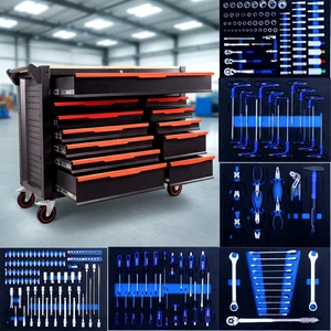 OEM Multi-Drawer With Tools Factory Modular Tool Cabinet Workstation High Durable Garage Workbench Station Tool Cabinet