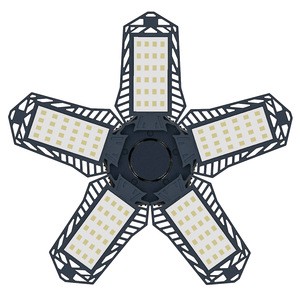 Mini garage light 5-leaf six leaf LED folding mining light garage warehouse lighting