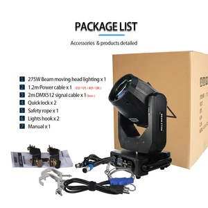 Good Price Shehd 10R 275W Sharpy Light Lyres Beam Lighting Abs Bulb Moving Head Lightswith Case Luces For Stage Nightclub
