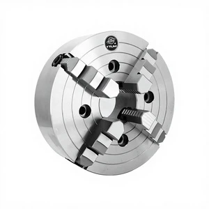Valcrs Four-Jaw Single-Action Manual Lathe Chuck 200/250/320/400/500mm Steel Independent Jaw