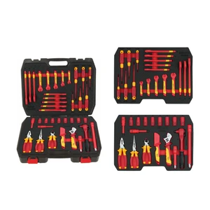 VDE Certified 38-piece EV Repair Insulating Tool Kit Suitable for Automotive Repair and Electrical Work.