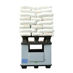 Chemicals Resistant Foldable W Type Z Type Collapsible Plastic Sleeve PP Pallet Tool Pack Box With Access Door