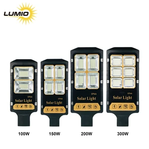 High Quality Waterproof Ip66 Street Garden Motion Sensor Led Outdoor Solar Light Low Price 100w Split Solar Powered Road Lamp