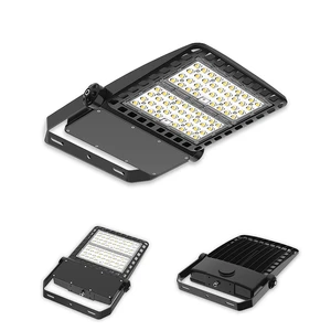IP65 Waterproof AC 200W LED Aluminum Alloy Wide Beam Shoebox Light Arm Mount/Wall Mount 5-Year Warranty 3000-6500K Color Temp