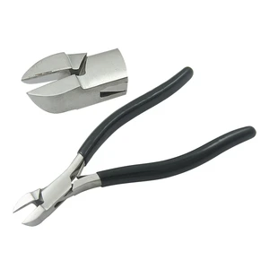 180mm Right Hand Side Cutter Stainless Steel Spring PVC Grip Wire Cutting Pliers Stripper OEM Crimping Fishing DIY Circlip