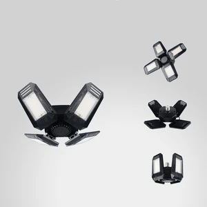Plastic LED Garage Light 120W E27 Foldable Workshop Office Warehouse 6500K Garage Light